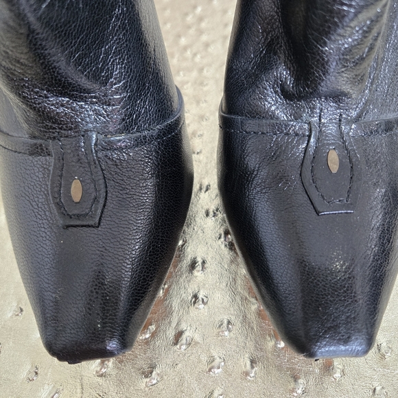 BLACK L.A.M.B. STILETTO BOOTIES 🖤💛 - Picture 6 of 13